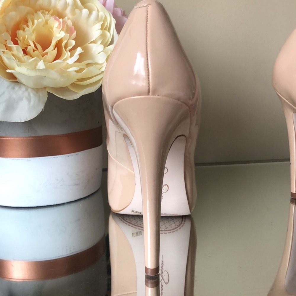 Jessica Simpson Parisah Patent Platform Stiletto Pumps - Picture 4 of 6